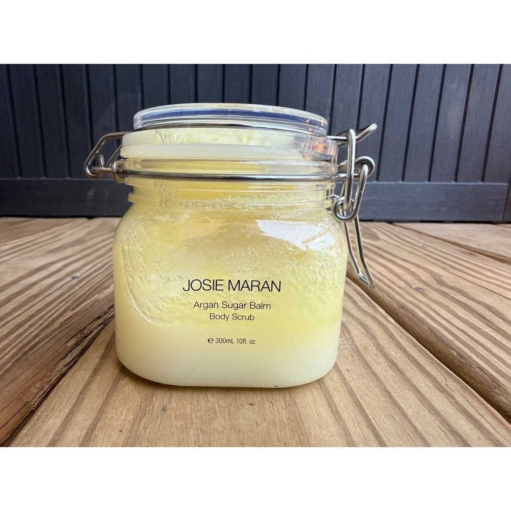 Josie Maran Argan Sugar Balm Body Scrub Sweet Peach Nectar 10 fl oz